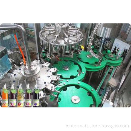 5Kw PET Bottle Flavor Juice Production Line 4 in 1 Liquid F